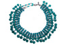 Mano UK turquoise glass bead choker - Ava & Iva
