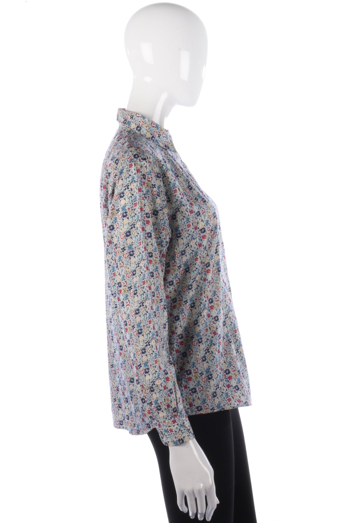 Lovely blue floral print shirt - Ava & Iva