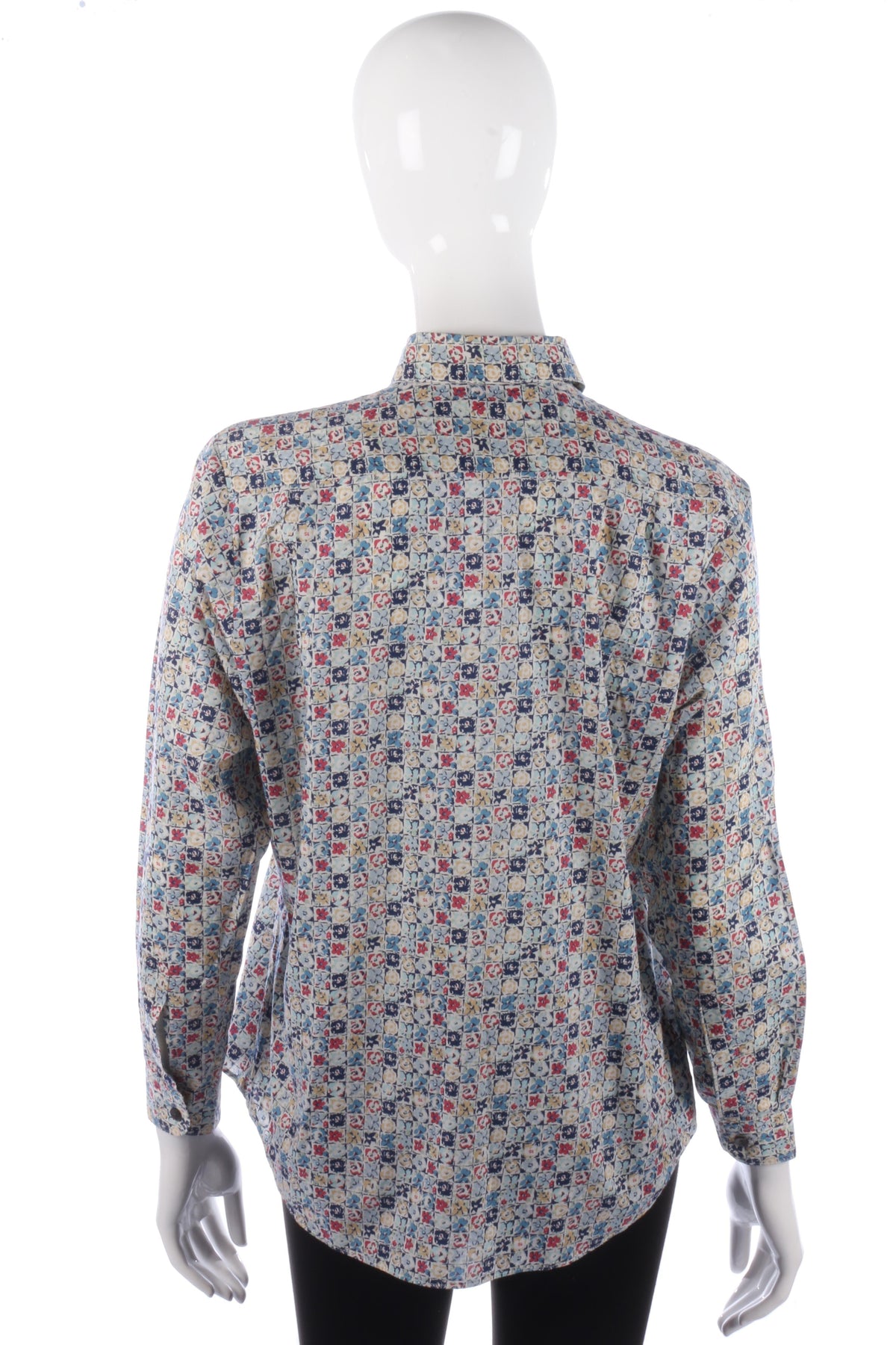 Lovely blue floral print shirt - Ava & Iva
