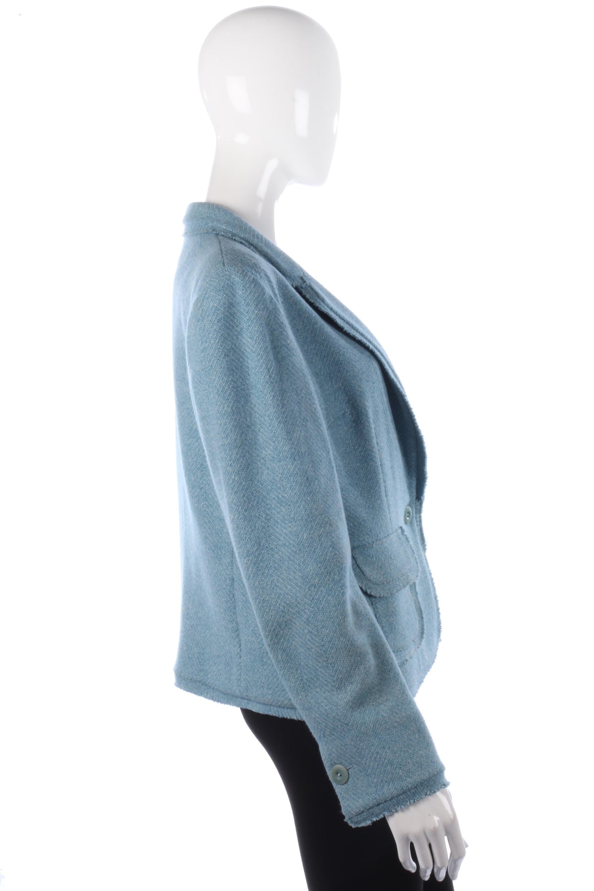 Lovely blue wool jacket size M/L - Ava & Iva
