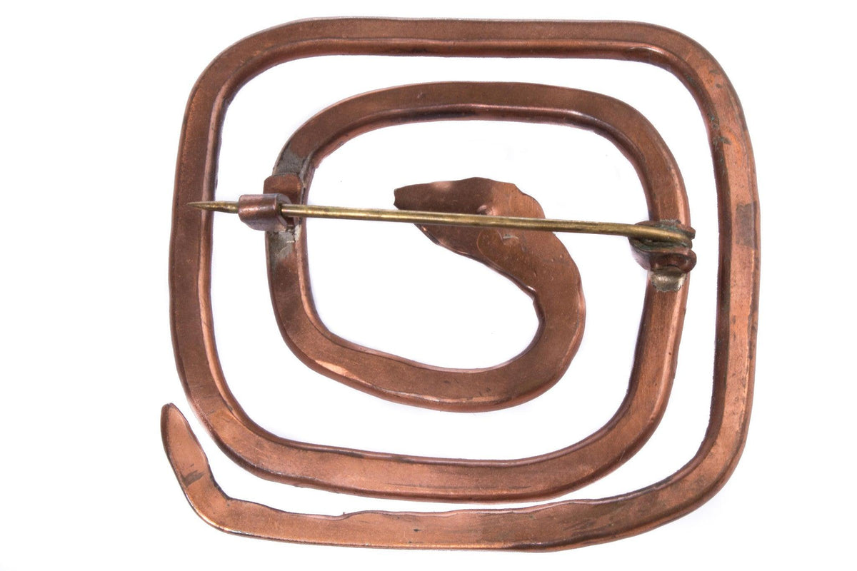 Copper snake brooch - Ava & Iva