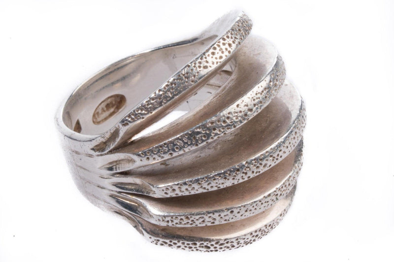 Silver Hallmarked Ring Size O - Ava & Iva