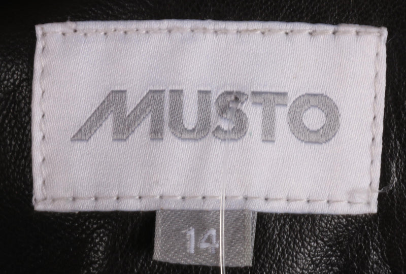 Wonderful Musto women's soft leather jacket size 14 - Ava & Iva