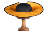 Genevieve Louis Designs Nigel Rayment Black and Yellow Hat 53.5cm - Ava & Iva