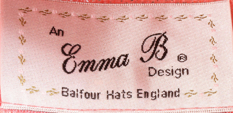 Emma B design pink hat label