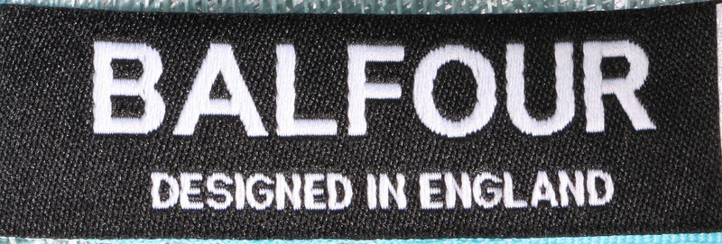 Balfour blue formal hat  label
