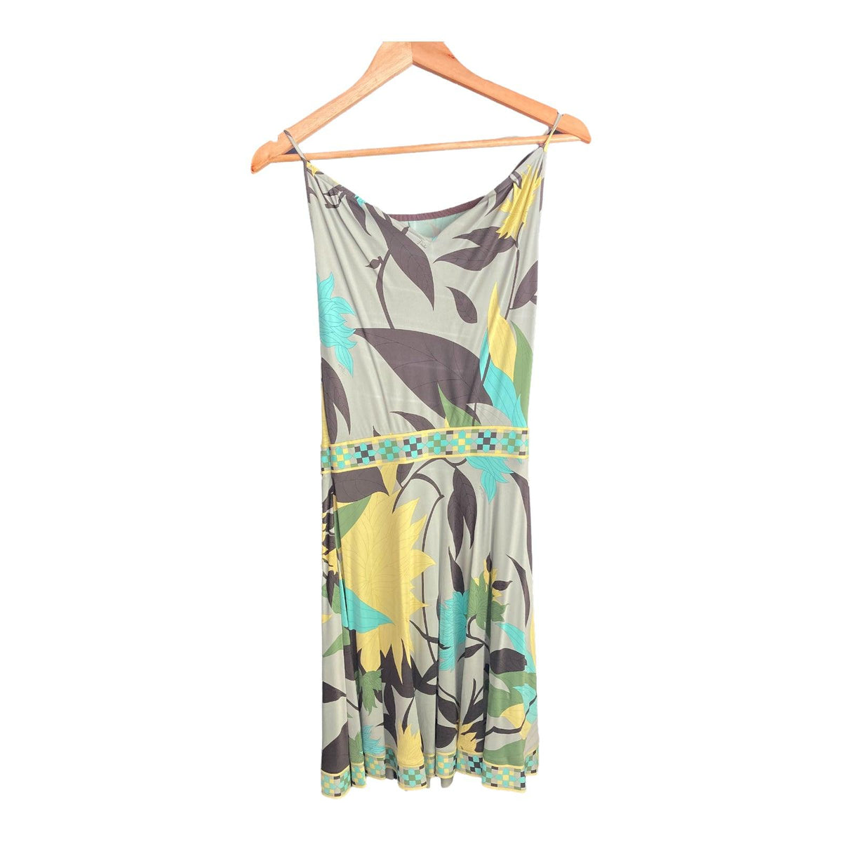 Emilio Pucci Multi-Coloured Sleeveless Dress UK Size 8 - Ava & Iva
