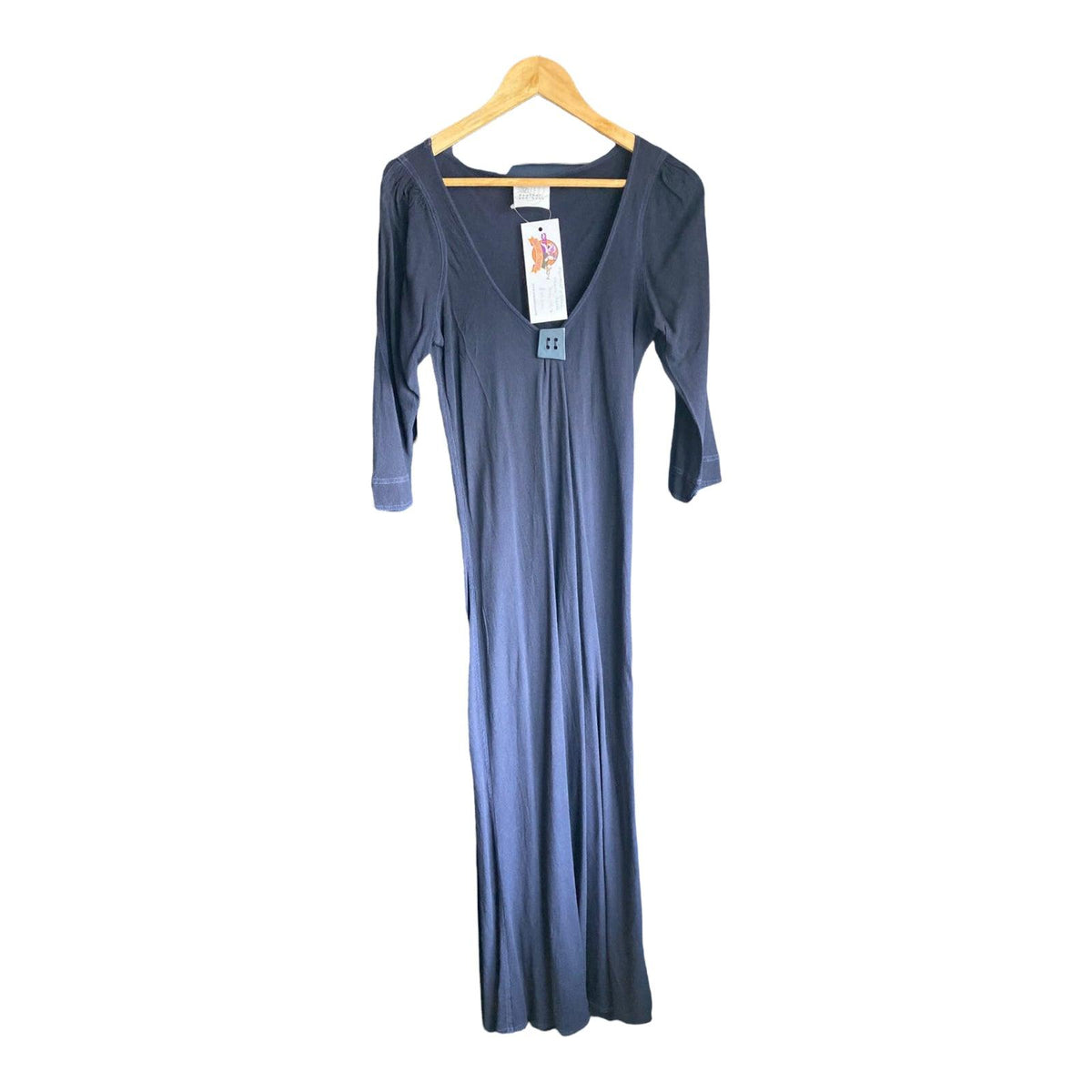 Feather and Bone Navy 3/4 Sleeved Dress Size 2 UK Size 10/12 - Ava & Iva