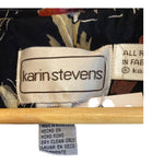 Karin Stevens Black Oriental Patterned Short Sleeved Dress UK Size 14 - Ava & Iva