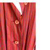 Aquascutum Cotton Red Striped Shirt Style Dress Long Sleeves UK Size 14 - Ava & Iva
