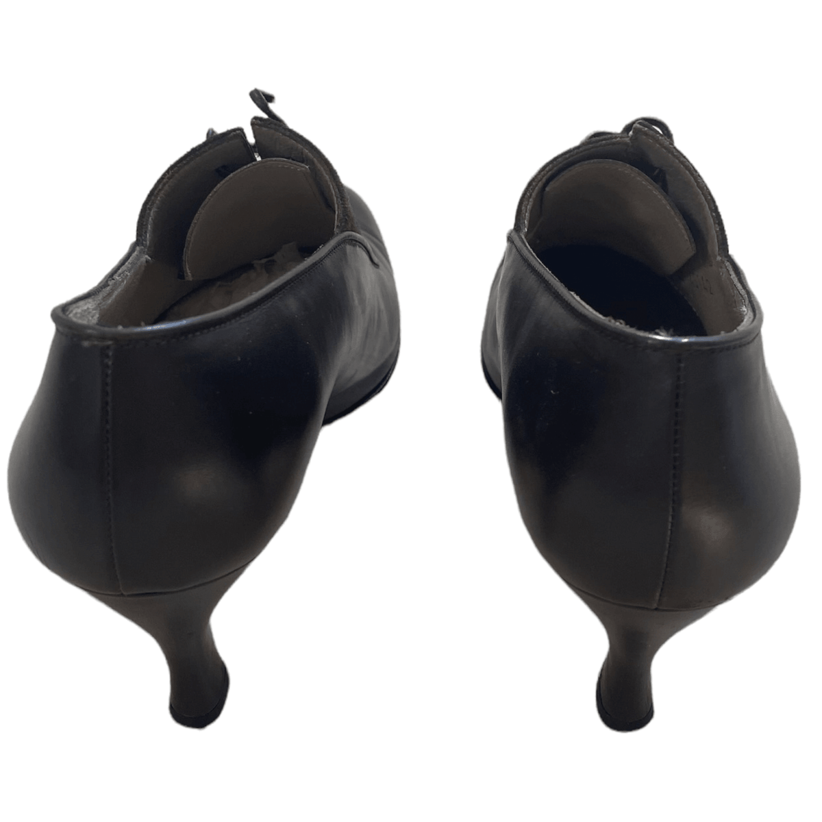 Ferragamo Leather Brogue Shoes Leather Brown UK 6 - Ava & Iva