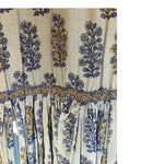 Mayur Cotton Light Blue Patterned Long Sleeved Dress UK Size 10 - Ava & Iva