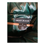 DKNY Green Puffer Style Long Sleeved Jacket UK Size Medium - Ava & Iva