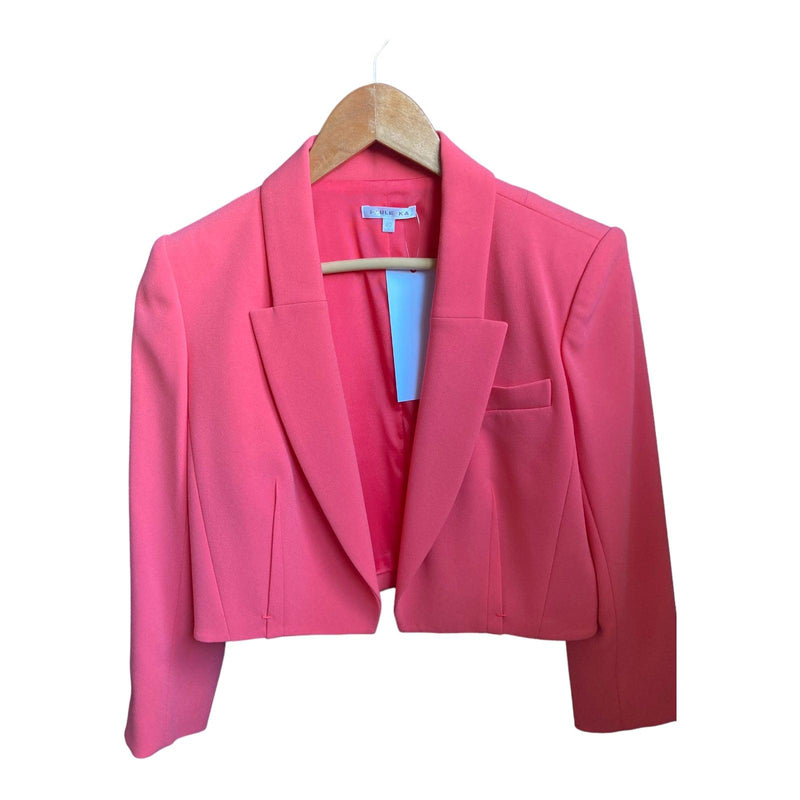 Paule KA Coral Long Sleeved Cropped Jacket UK Size 12. - Ava & Iva