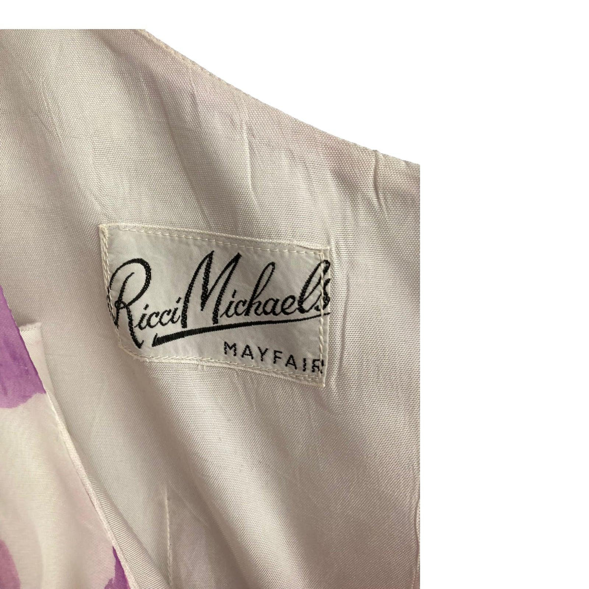 Ricci Michaels Lilac And Cream Sleeveless Dress UK Size 6 - Ava & Iva