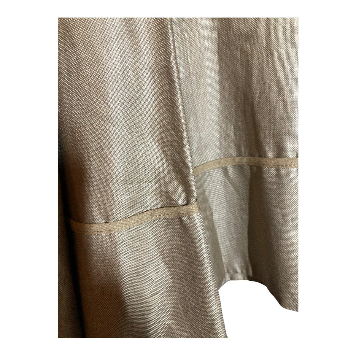 Sportmax Linen Taupe Skirt UK Size 12 - Ava & Iva