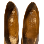 Walder Leather Court Shoes Brown UK 7 EU 40 - Ava & Iva