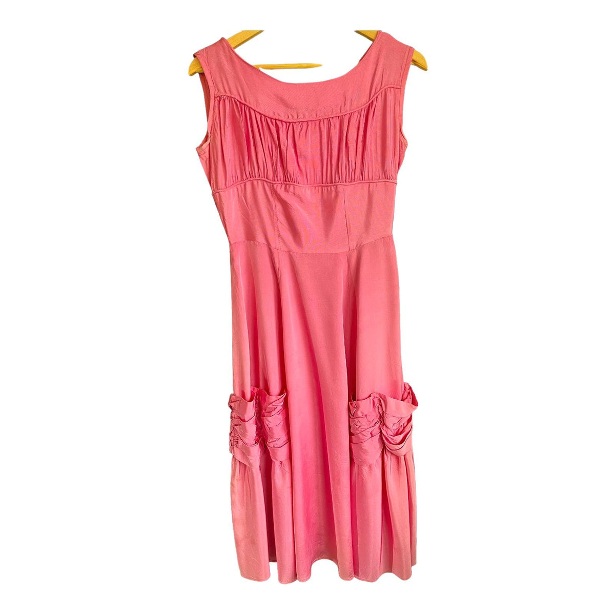 Vintage Pink Sleeveless Dress UK Size 10 - Ava & Iva