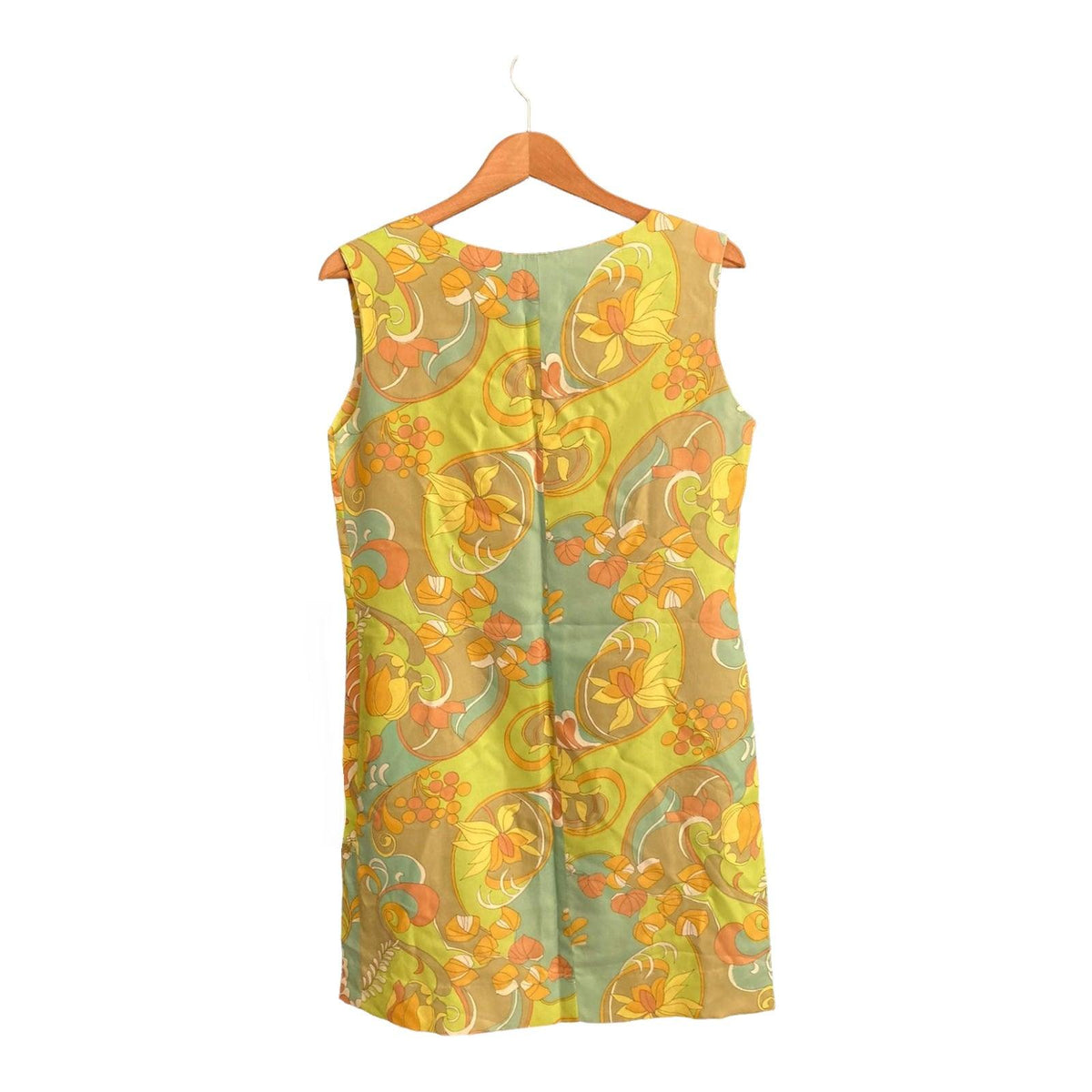 Banner Green Mutli-Coloured Sleeveless Dress UK Size 14 - Ava & Iva