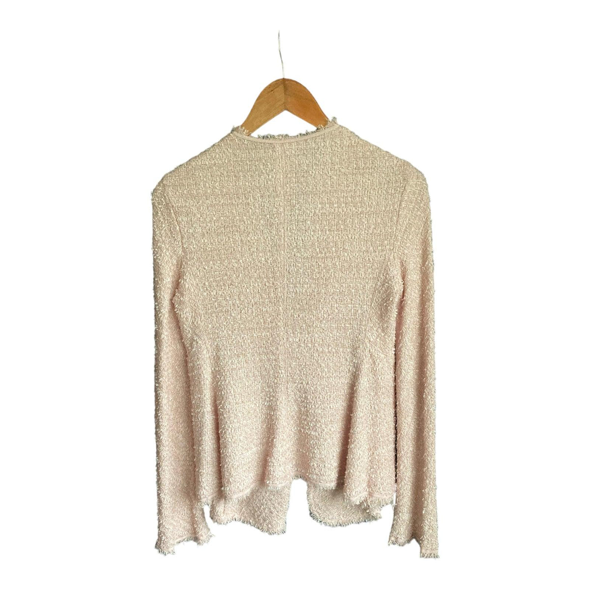 Armani Light Pink Long Sleeved Jacket UK Size 10 - Ava & Iva