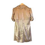 Bedrich Pavlocka Gold Long Sleeved Coat Style Dress UK Size 12 - Ava & Iva