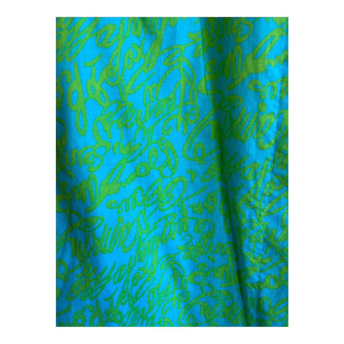 Horrockses Fashions Turquoise Patterned Sleeveless Dress UK Size 16 - Ava & Iva