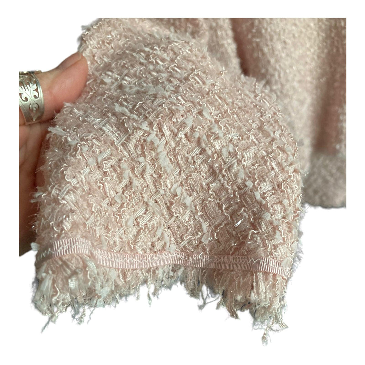 Armani Light Pink Long Sleeved Jacket UK Size 10 - Ava & Iva