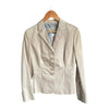 Jigsaw Cotton Linen Blend Beige Long Sleeved Jacket UK Size 12 - Ava & Iva