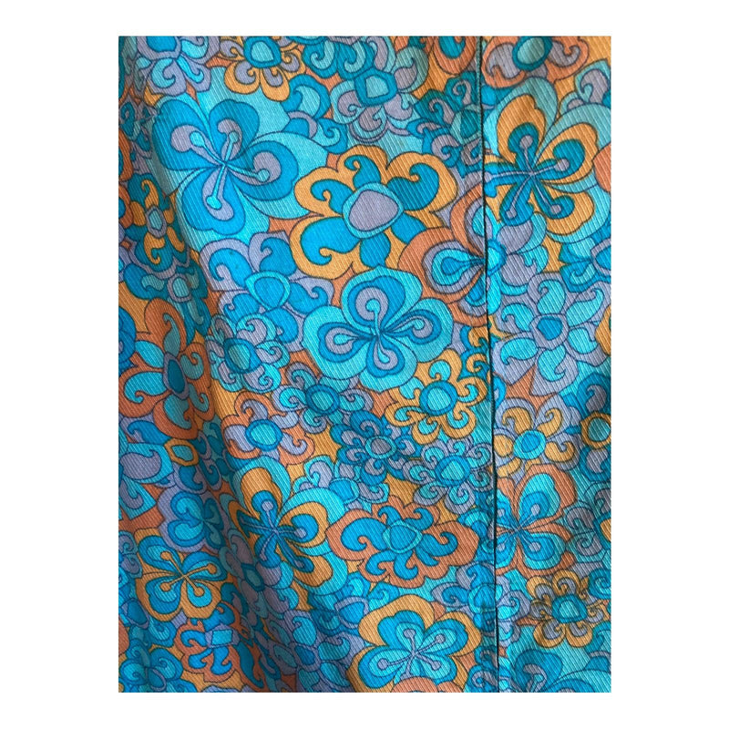 Berkertex Turquoise Patterned Sleeveless Dress UK Size 16 - Ava & Iva