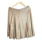 Sportmax Linen Taupe Skirt UK Size 12 - Ava & Iva