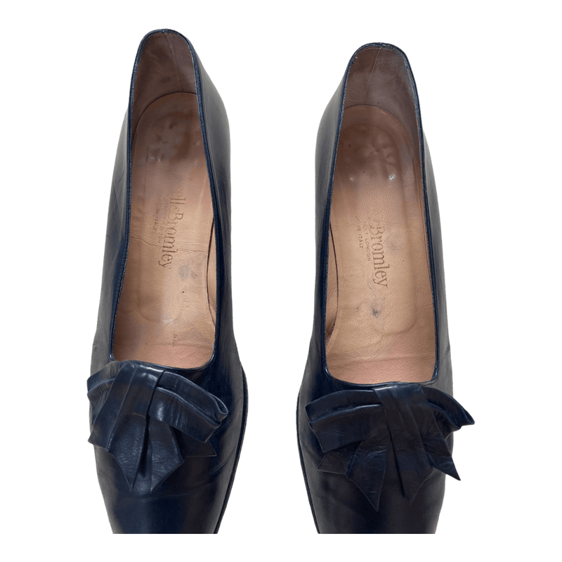 Russell and Bromley Leather Court Shoes Black est UK 6 - Ava & Iva
