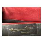 Genne Aigner Handmade Leather Burgundy Handbag - Ava & Iva