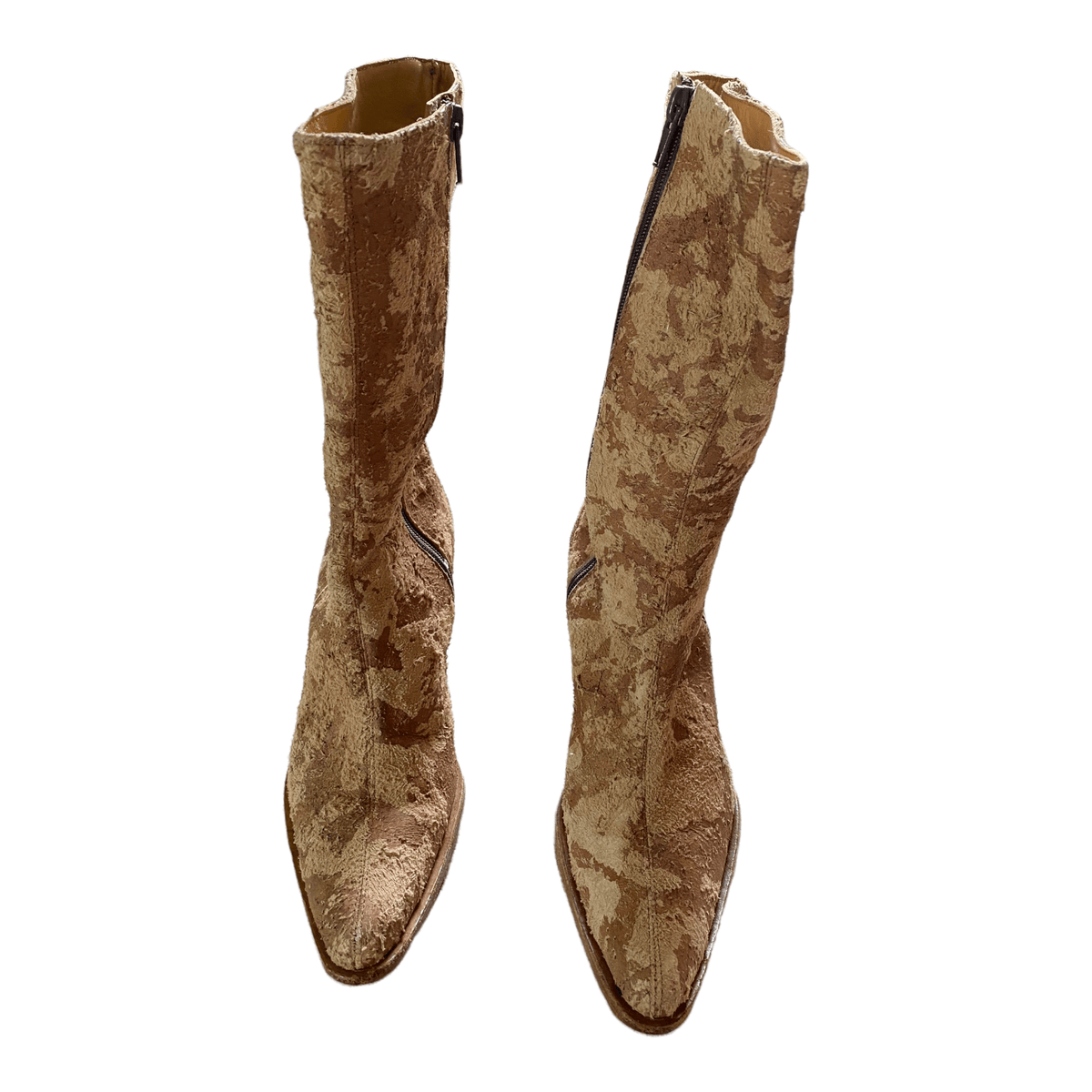 Kitty Kalloo Suede Stiletto Boots Brown UK 3 EU 36 - Ava & Iva