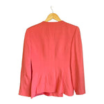 Christian Dior Salmon Pink Long Sleeved Jacket UK Size 10 - Ava & Iva