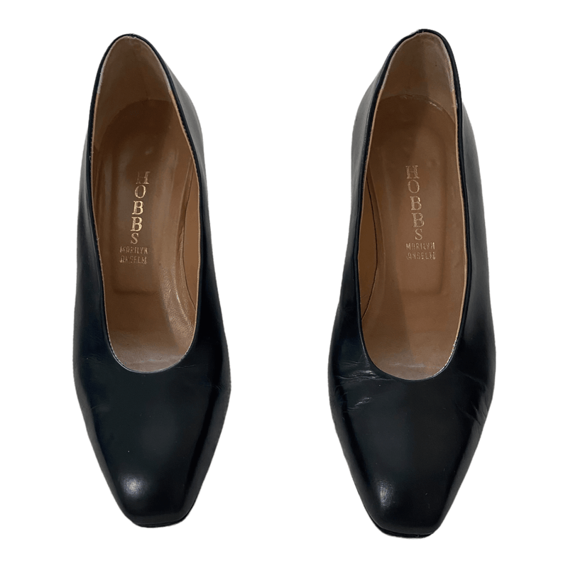 Hobbs Leather Court Shoes Black UK 3.5 EU 36.5 - Ava & Iva