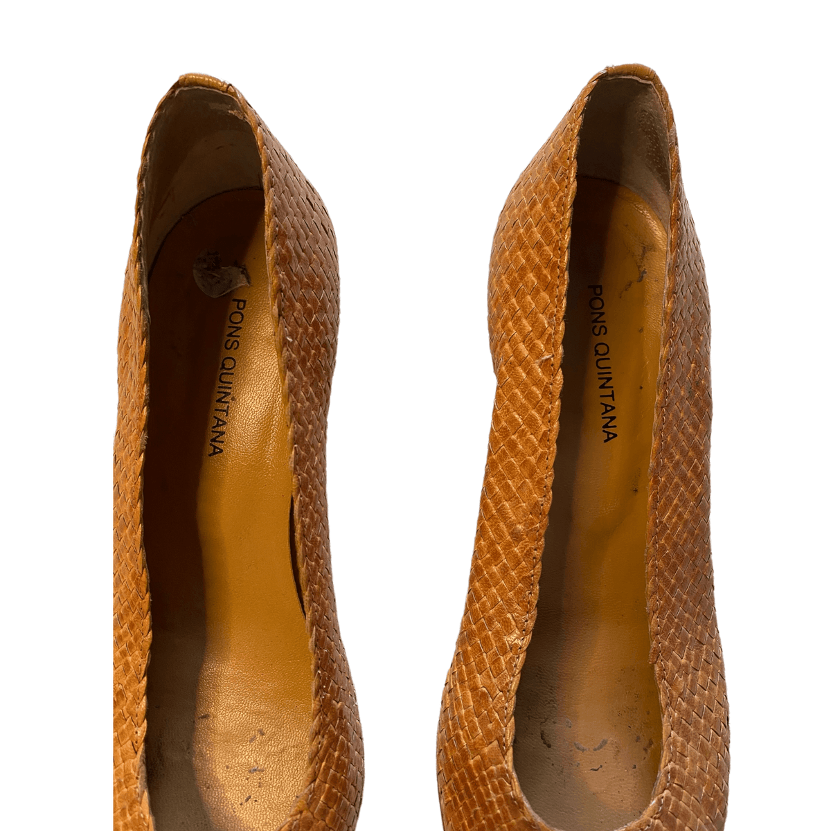 Pons Quintana Leather Court Shoes Brown UK 6 EU 39 - Ava & Iva