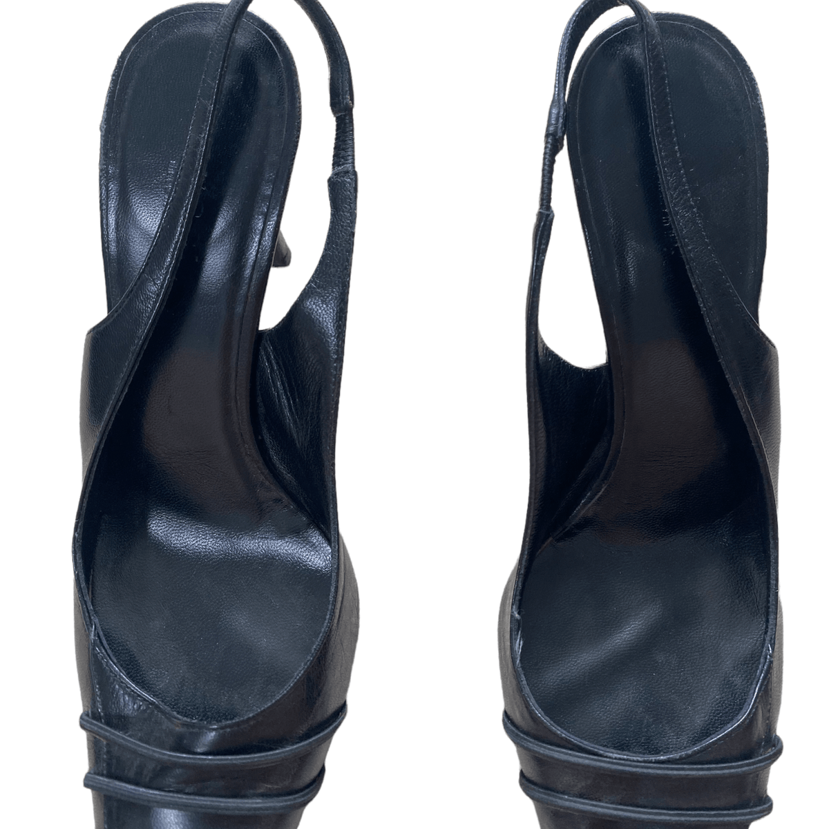 Gucci Leather Kitten Heels Black UK 2 EU 35 - Ava & Iva