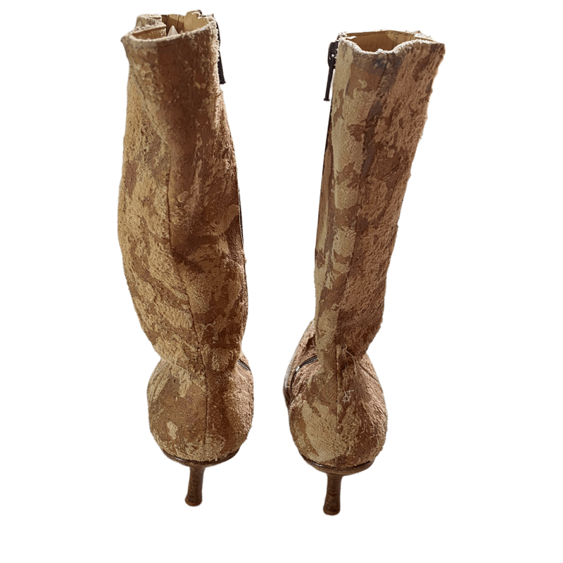 Ava suede best sale stiletto bootie