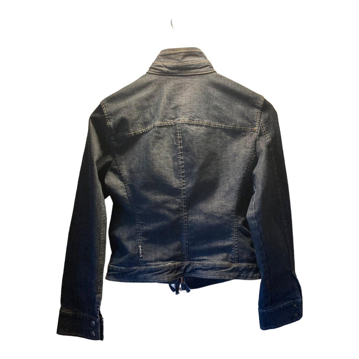 Armani Jeans Blue Denim Long Sleeved Jacket UK Size 10 - Ava & Iva