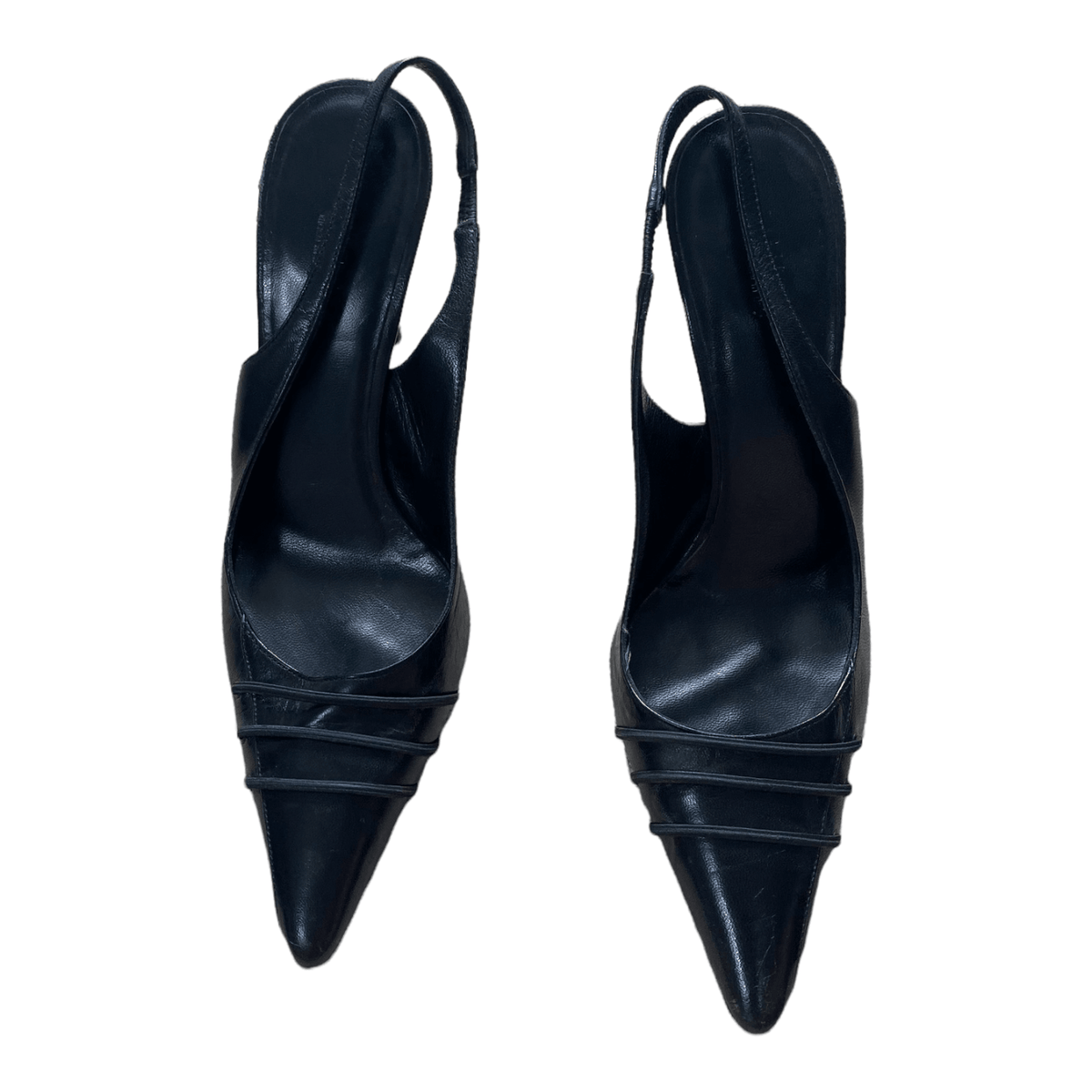 Gucci Leather Kitten Heels Black UK 2 EU 35 - Ava & Iva