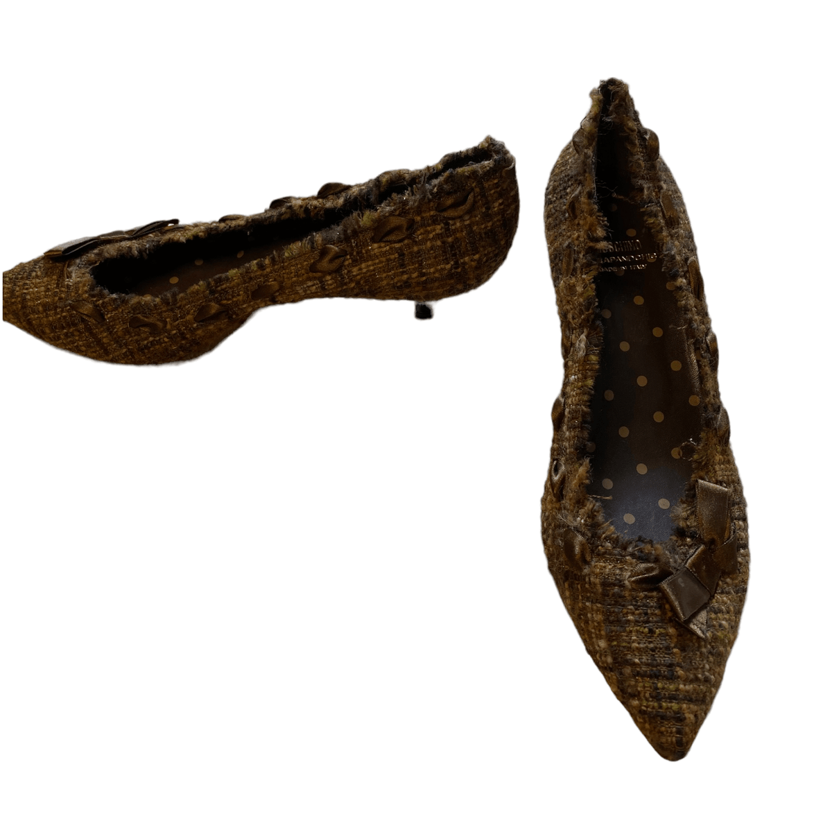 Moschino Tweed Court Shoes Multi UK 7 EU 40 - Ava & Iva