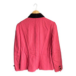 Guy Laroche Wool Pink & Brown Long Sleeved Jacket UK Size 12 - Ava & Iva