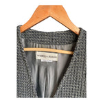 Mariella Burani Wool Black & Grey Long Sleeved Jacket UK Size 16 - Ava & Iva