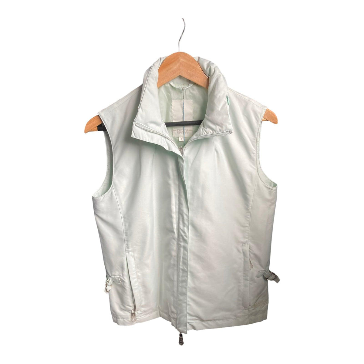 Escada Sport Pale Green Gilet Style Jacket UK Size Small - Ava & Iva