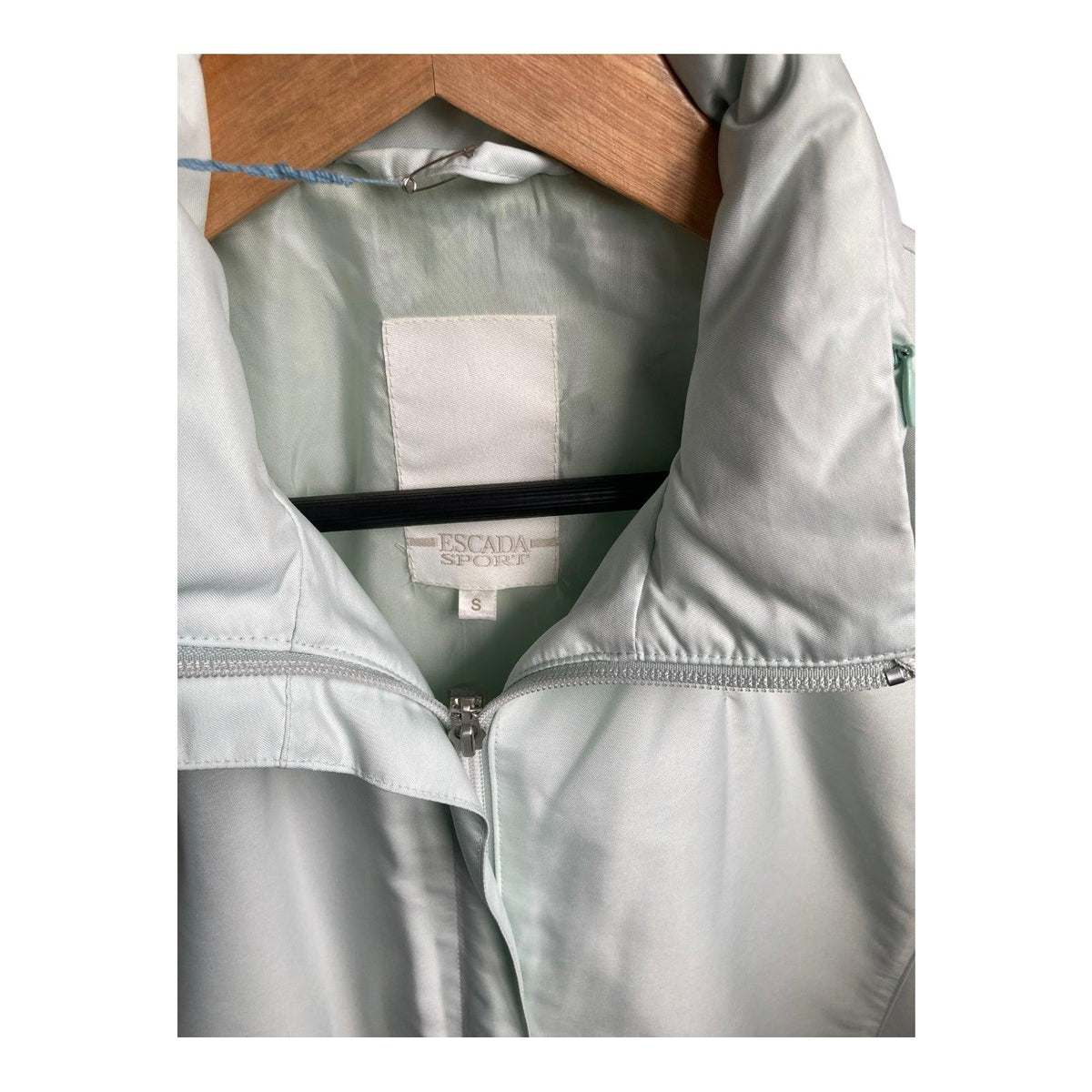 Escada Sport Pale Green Gilet Style Jacket UK Size Small - Ava & Iva