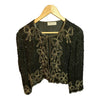 Tricoville Silk Black Beaded Jacket UK Size S/M - Ava & Iva
