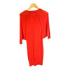 Tsesay Wool Red Dress Top 3/4 Batwing Sleeve UK Size Small - Ava & Iva