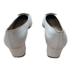Ferragamo Leather Court Shoes White UK 7.5 EU 40 - Ava & Iva
