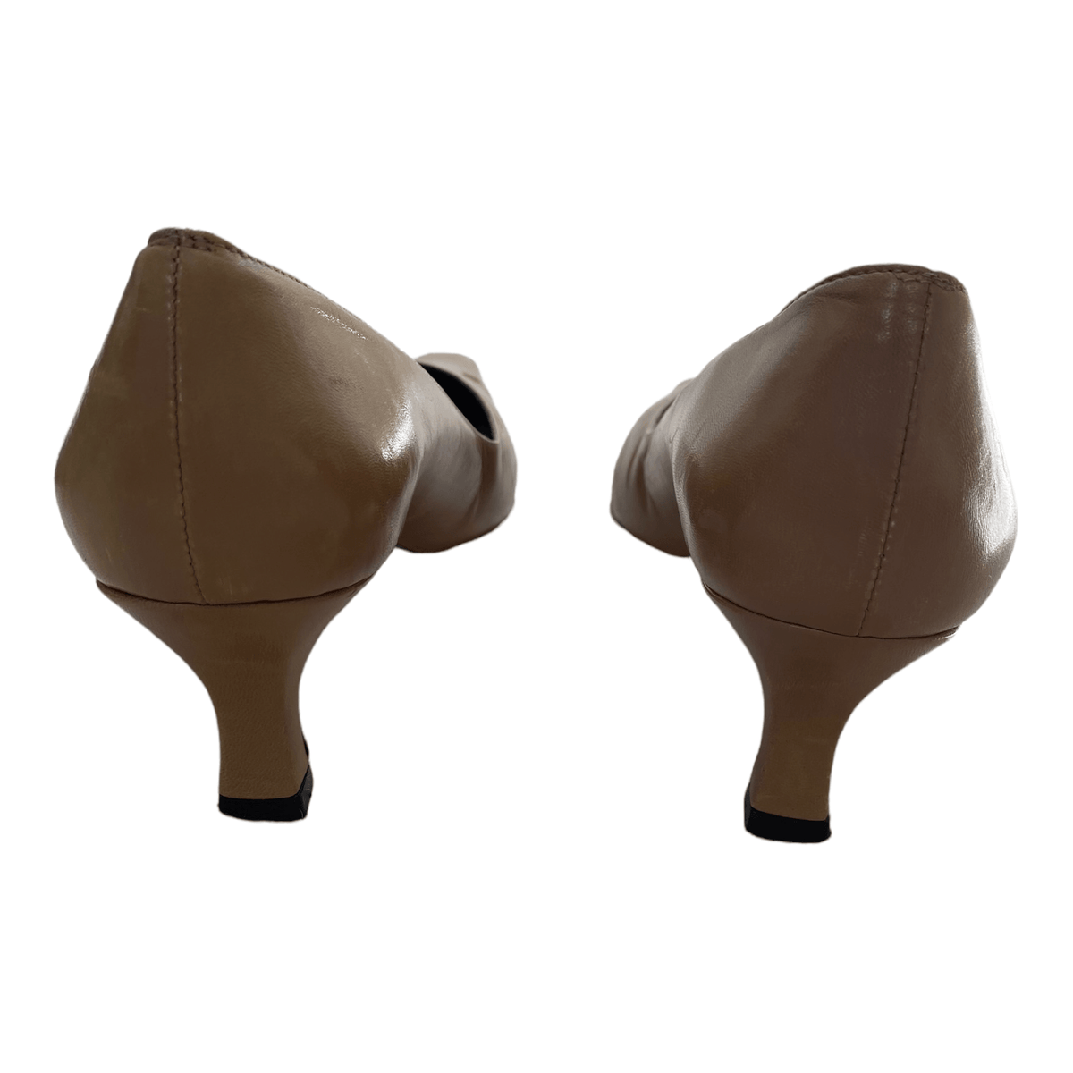 Jane Shilton Leather Court Shoe Tan UK 4.5 Eu 37.5 - Ava & Iva