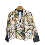 Paul Smith Black Label Cotton Floral Multi-Coloured Long Sleeved Jacket UK Size 12 - Ava & Iva